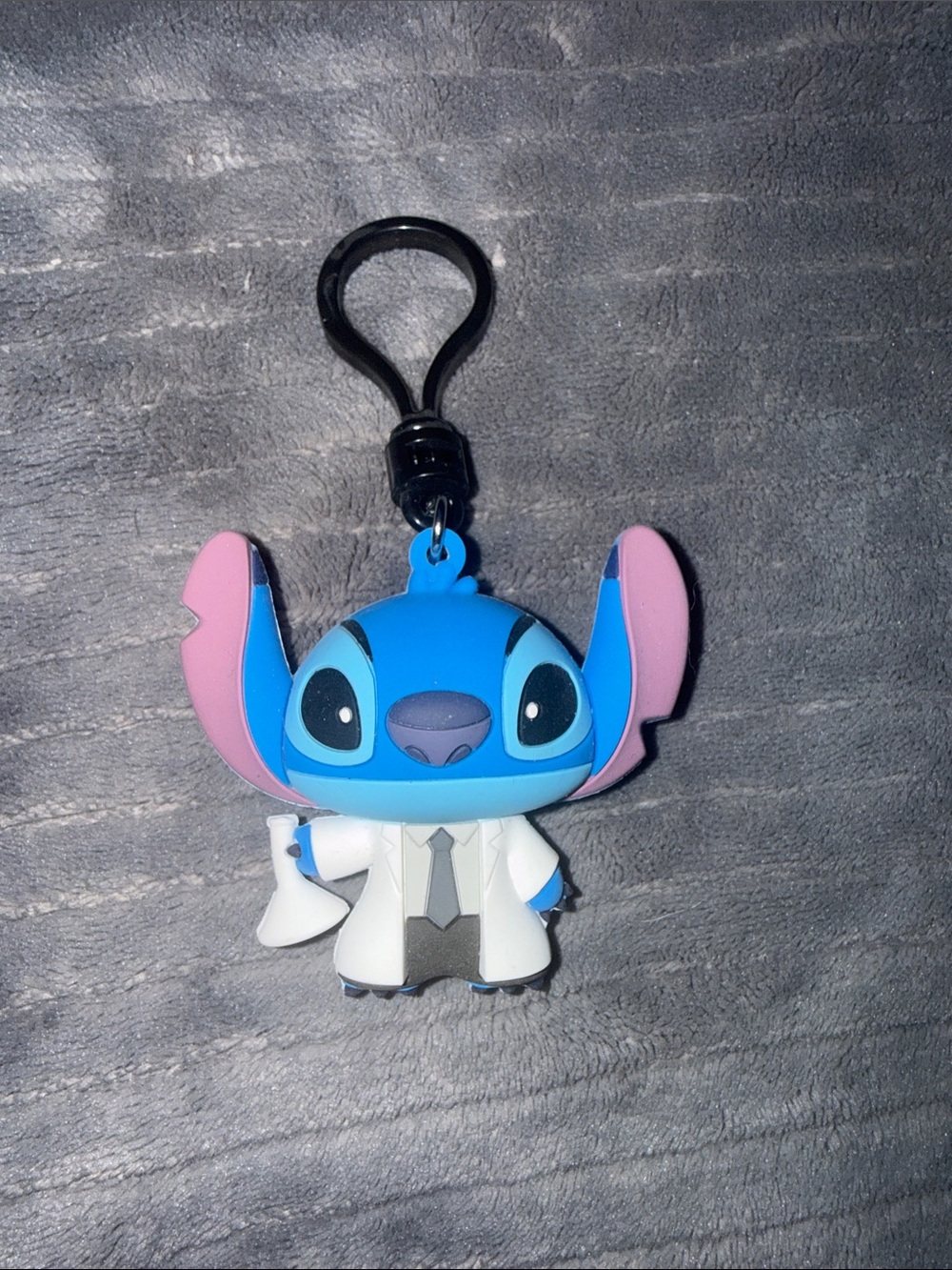 Stitch Blue Cartoon Keychain